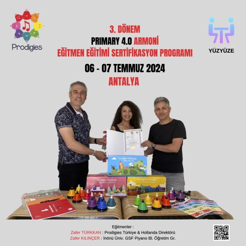 Primary Prodigies Trainer Sertifikasyon Programı Level 2 / YÜZYÜZE